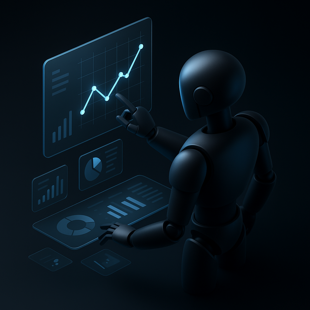 3D Data Analytics Illustration
